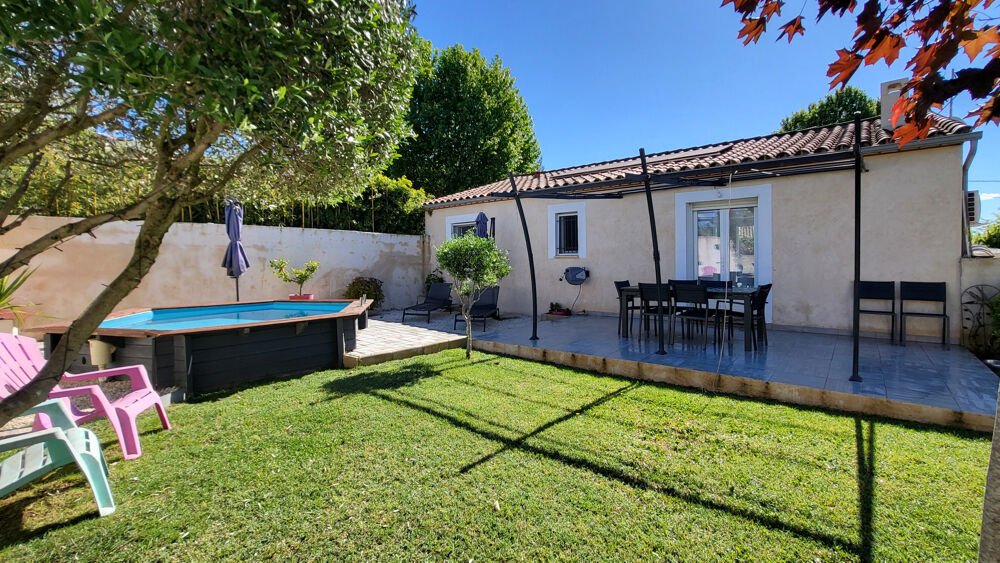 DPT GARD (30), à vendre, FONS, maison de plain-pied type 4, 3 chambres, piscine jardin et annexe