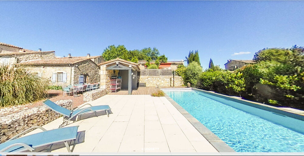 Mas P12 avec gîtes et piscine proche Lussan