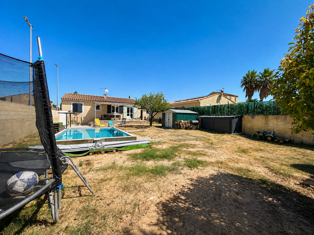 Vente Maison GALLARGUES LE MONTUEUX - VILLA PLAIN PIED 3 CHAMBRES - PISCINE - PARCELLE 537 M2 Gallargues le montueux