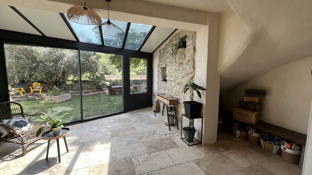 Vente Maison EN DROME PROVENCALE : Tr�s belle b�tisse ancienne enti�rement r�nov�e en 2 appartements sur terrain arbor� ave Montsegur sur lauzon