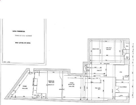 Local commercial ou professionnel centre La Fert&eacute; Bernard 2100 72400 La ferte bernard