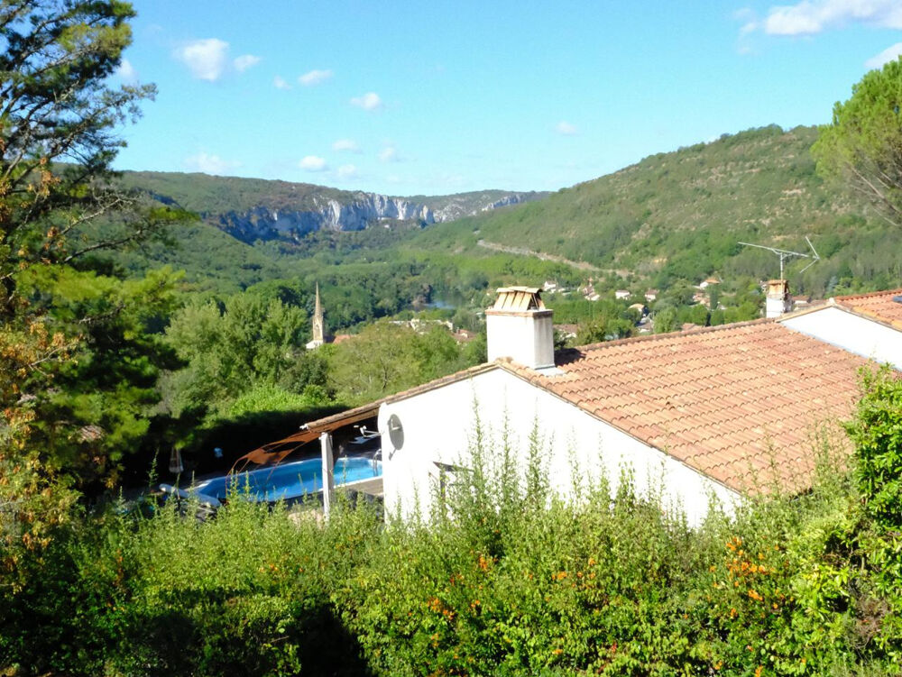 Vente Maison très Belle villa contemporaine F5 avec garage et piscine sur 1706m2 de terrain avec vue imprenable St antonin noble val