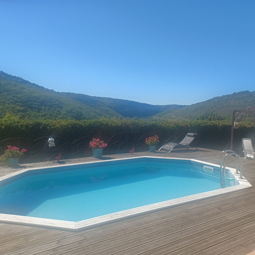 Vente Maison très Belle villa contemporaine F5 avec garage et piscine sur 1706m2 de terrain avec vue imprenable St antonin noble val