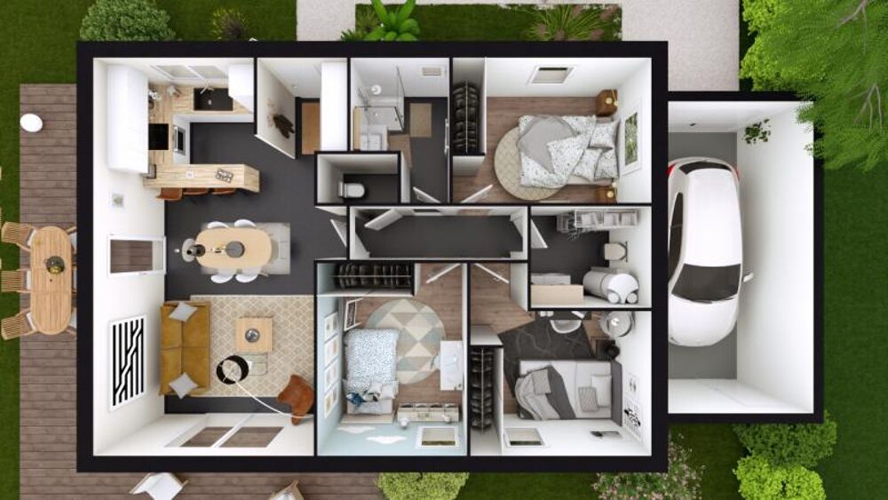 Vente Maison Terrain+Maison à Veyre-Monton 3 chambres Veyre-monton