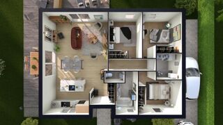  Maison 4 pi�ces 90 m� C�bazat