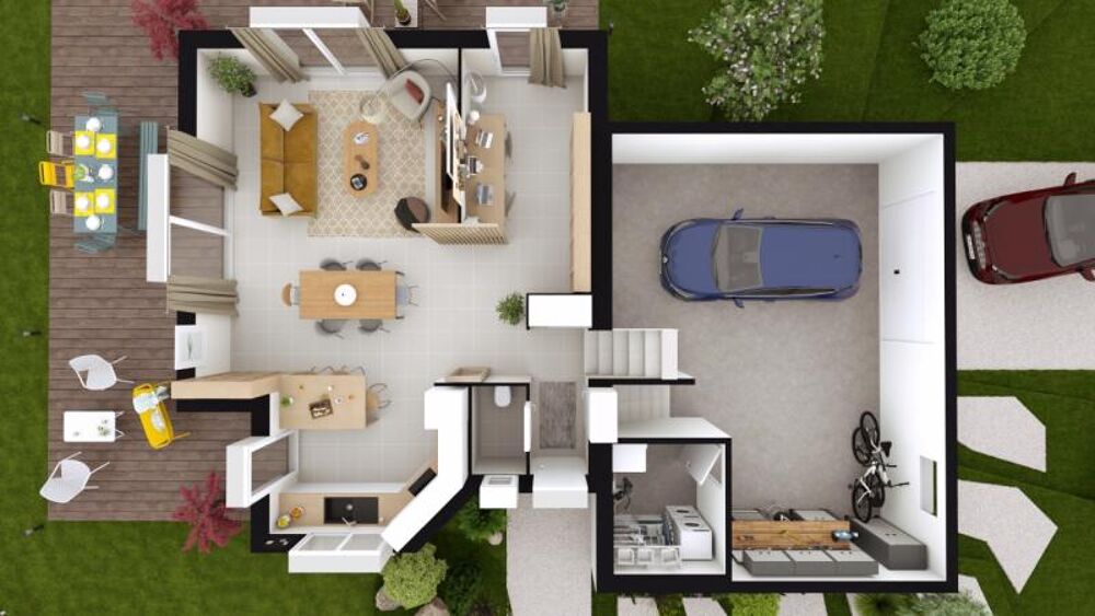 Terrain+Maison à Veyre-Monton 4 chambres