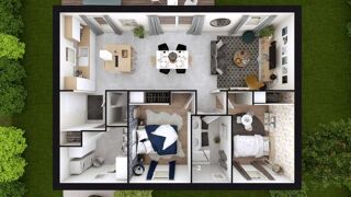  Maison 3 pices 75 m Vensat