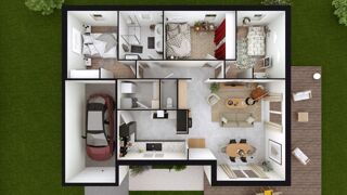  Maison 4 pi�ces 92 m� Ch�teaugay