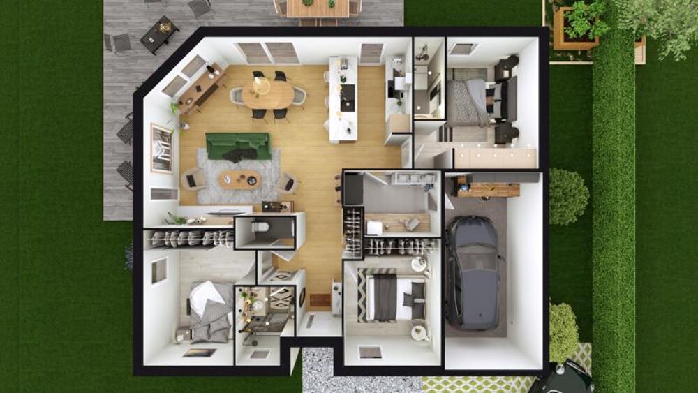 Vente Maison Terrain+Maison à Aubière 3 chambres Aubière