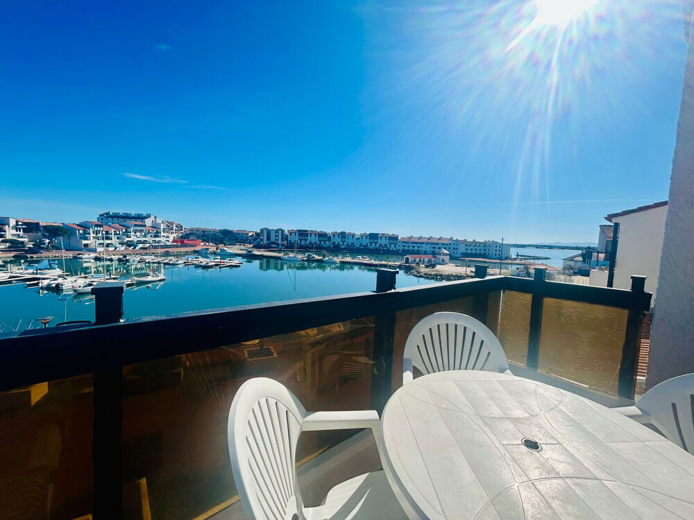 Le Barcarès Cap Coudalère Duplex terrasse Vue lac Marin Plein Sud, parking et piscine !