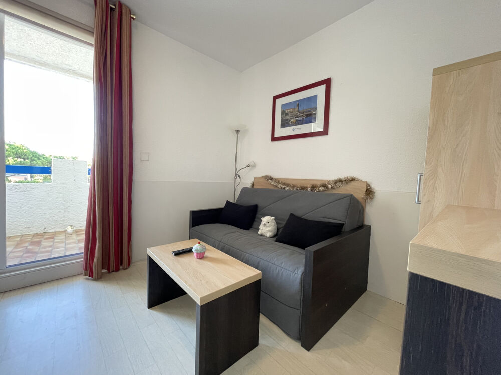 Le Barcarès Studio Cabine 4 personnes résidence de tourisme avec piscine et parking privé !