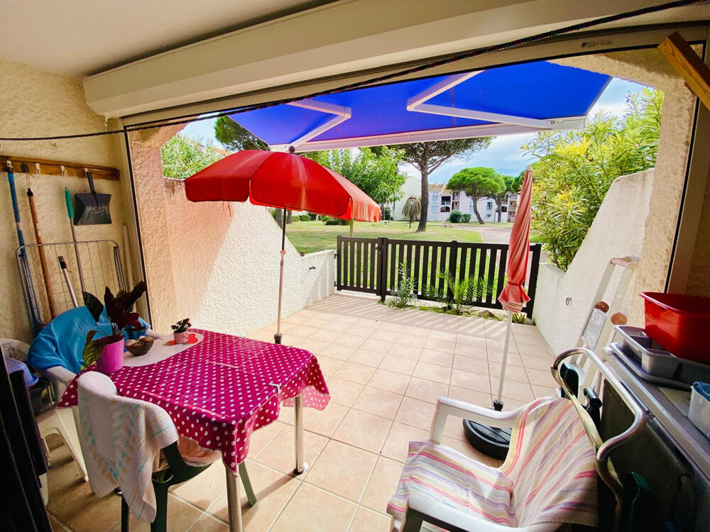 Exclusivité ! Le Barcarès - Cap Coudalère : Joli appartement en rez-de-jardin belle terrasse !