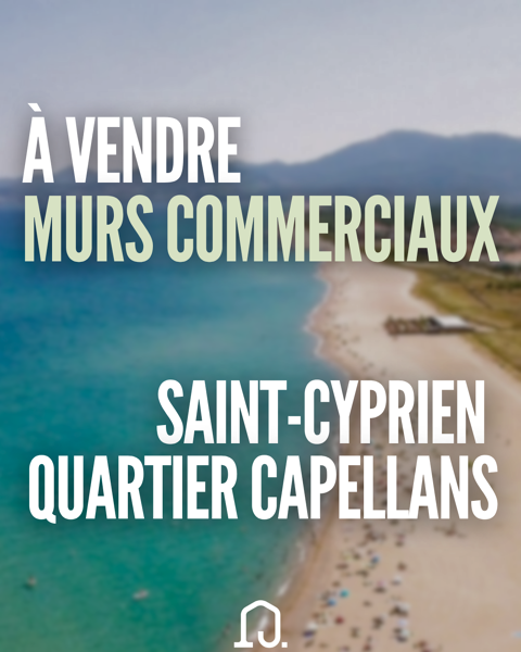 LOCAL COMMERCIAL - AVEC APPARTEMENT - SAINT-CYPRIEN PLAGE 231000 66750 St cyprien