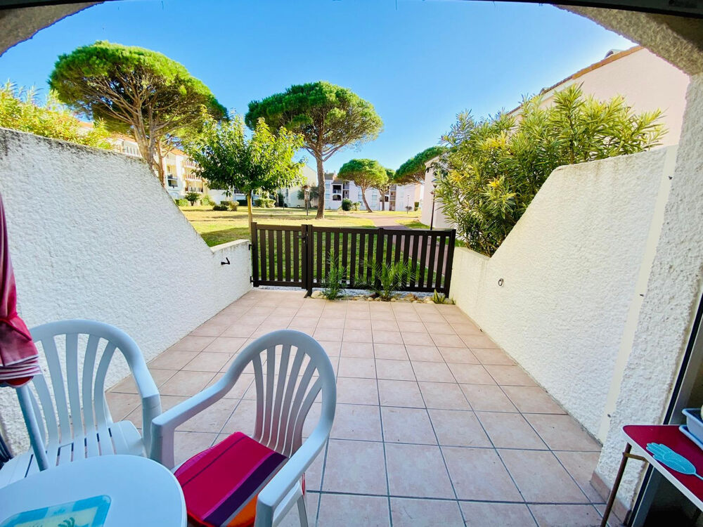 Exclusivité ! Le Barcarès - Cap Coudalère : Joli appartement en rez-de-jardin belle terrasse !