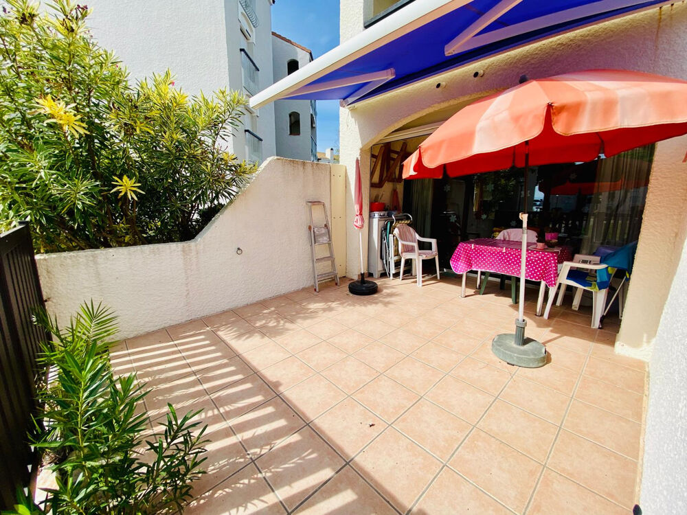 Exclusivité ! Le Barcarès - Cap Coudalère : Joli appartement en rez-de-jardin belle terrasse !