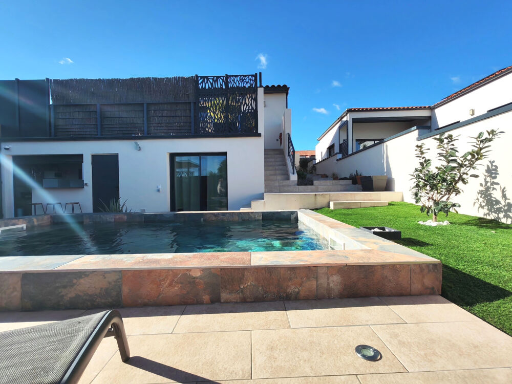Villa contemporaine 4 pièces, piscine, 66300 Tresserre.