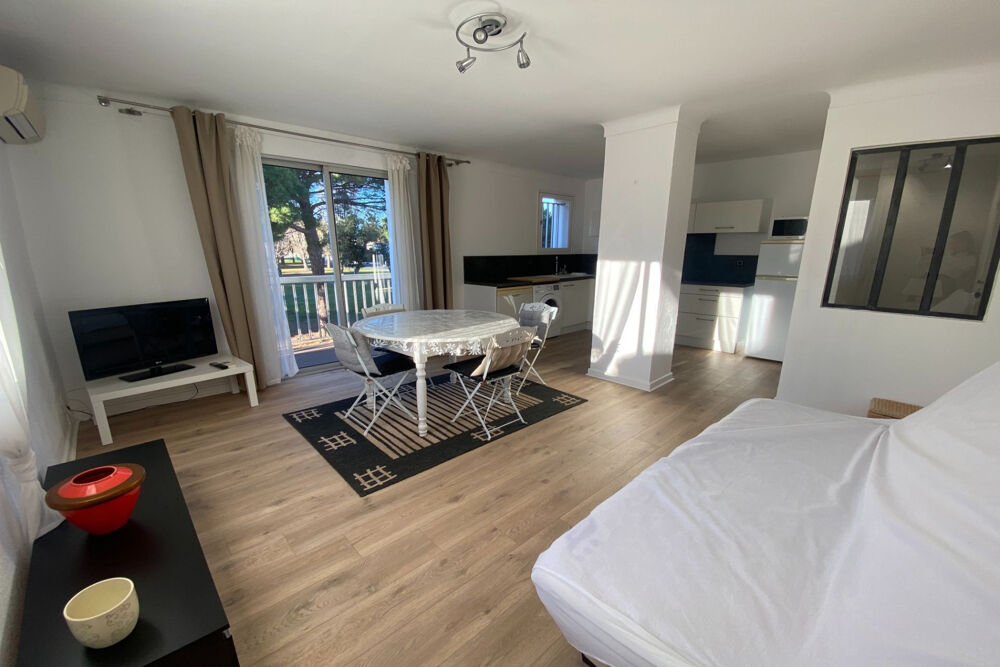 Location Appartement EXCLUSIVITE - LOCATION ANNUELLE MEUBLÉE - GRAND APPARTEMENT T2 - SAINT-CYPRIEN PLAGE St cyprien