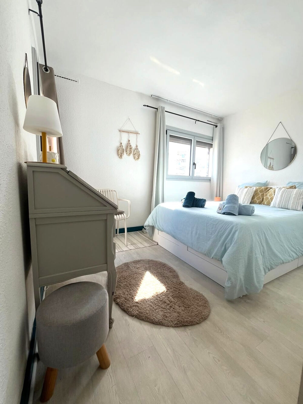 Location Appartement Le Barcarès Grande plage beau T2 vue mer, parking, clim et Wifi ! Le barcares
