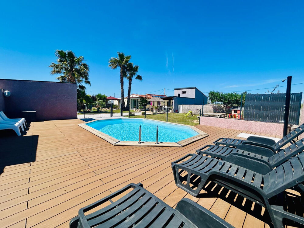 LE BARCARES Villa familiale dexception capacité 6 à 7 personnes avec piscine privée et grand jardin sécurisé !