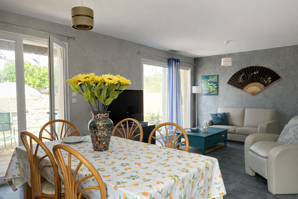 Villa récente 2014, plain pied 4 faces 3 chambres et un garage de 17m2, 66380 Pia.