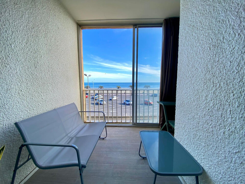 Canet Plage Sud Studio rénové vue mer !