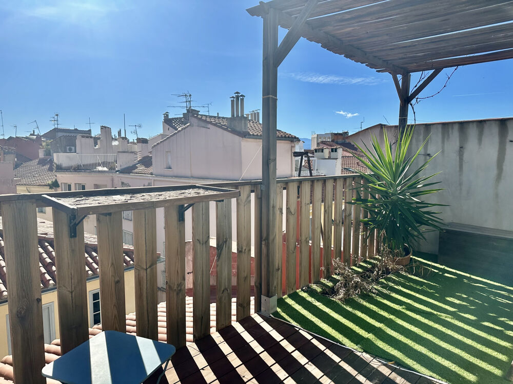 Vente lot de 2 appartements avec terrasse, rue de la cloche d'or, plein centre ville 66000 Perpignan.