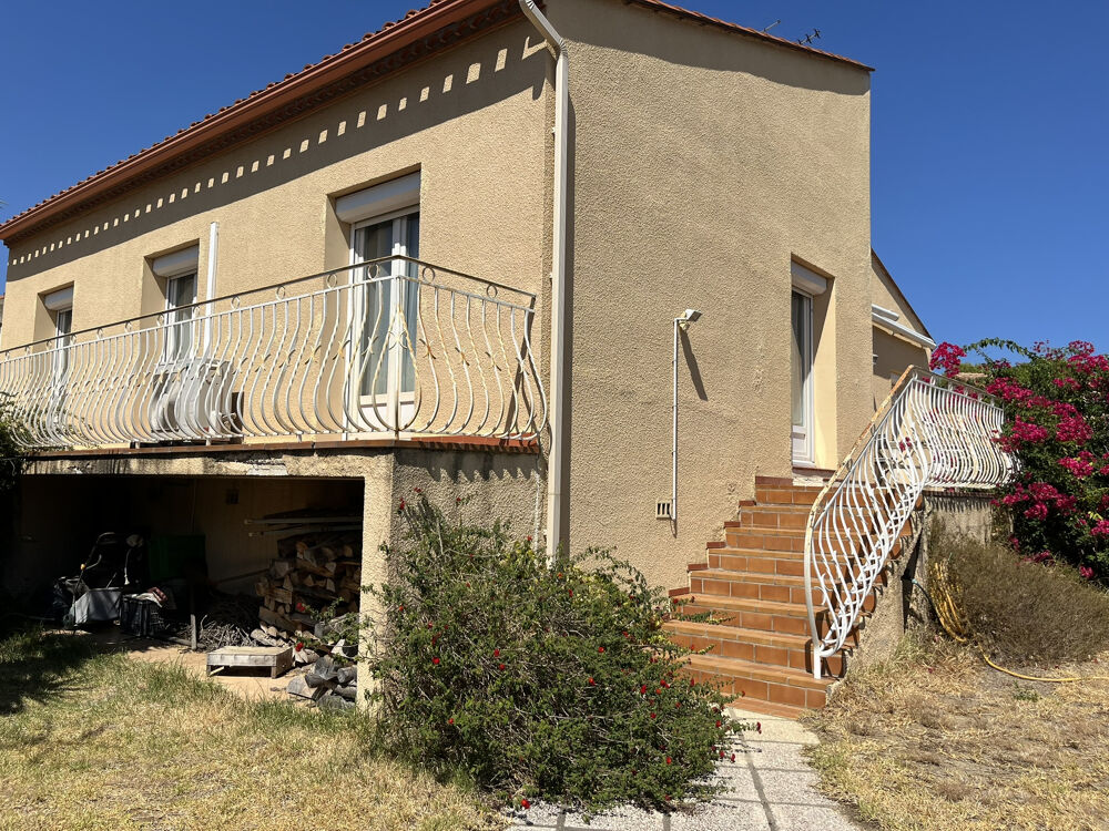 CABESTANY Rare sur le marché : Villa 3 faces 110 m2 de plain-pied avec garage en sous-sol de 87 m2