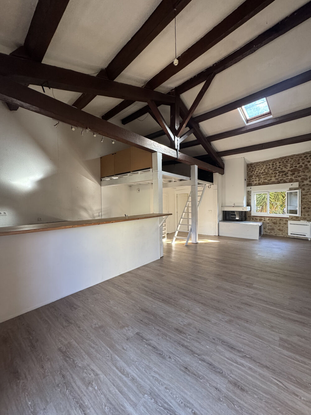 Grange rénovée avec garage et beaux volumes Coeur de village