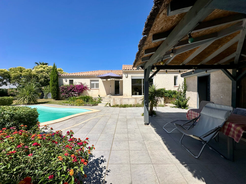 Villa individuelle avec piscine et appartement indépendant à Saint-Cyprien (66750)