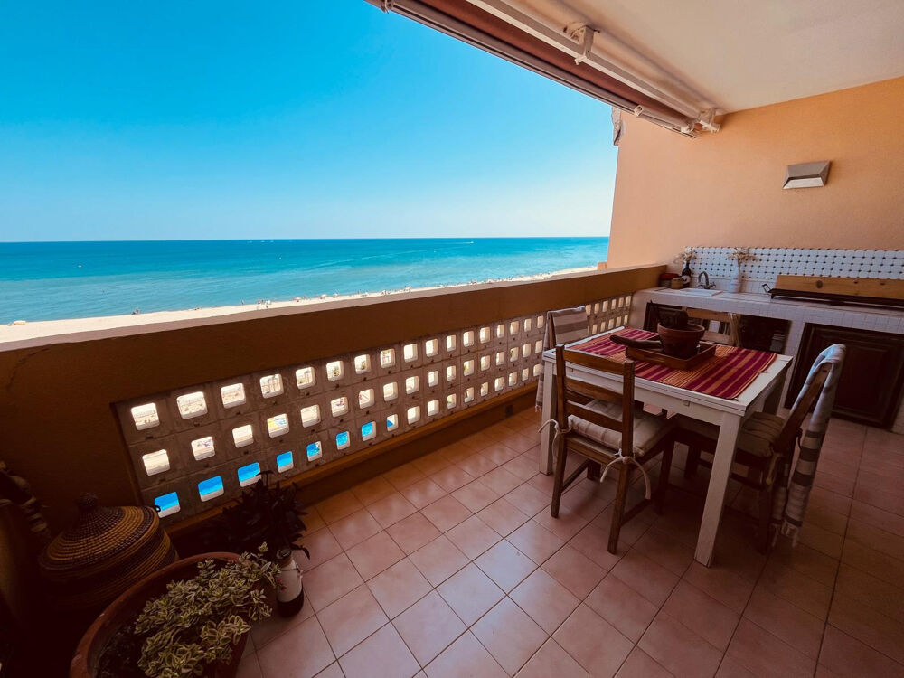 Le Barcarès Exclusivité Superbe appartement rénové traversant vue splendide sur la mer, le lac marin et le Canigou !