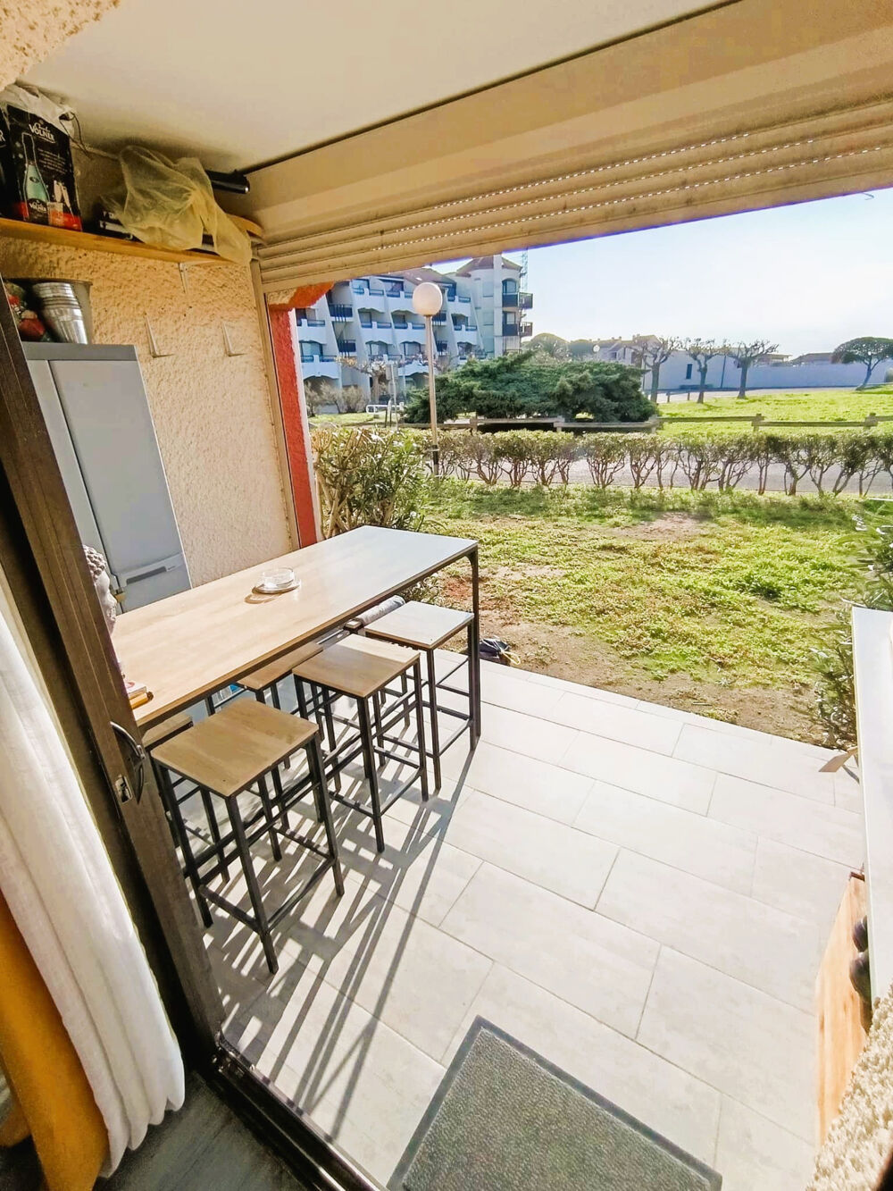 Le Barcarès Beau studio rez-de-jardin, terrasse, parking et piscines !