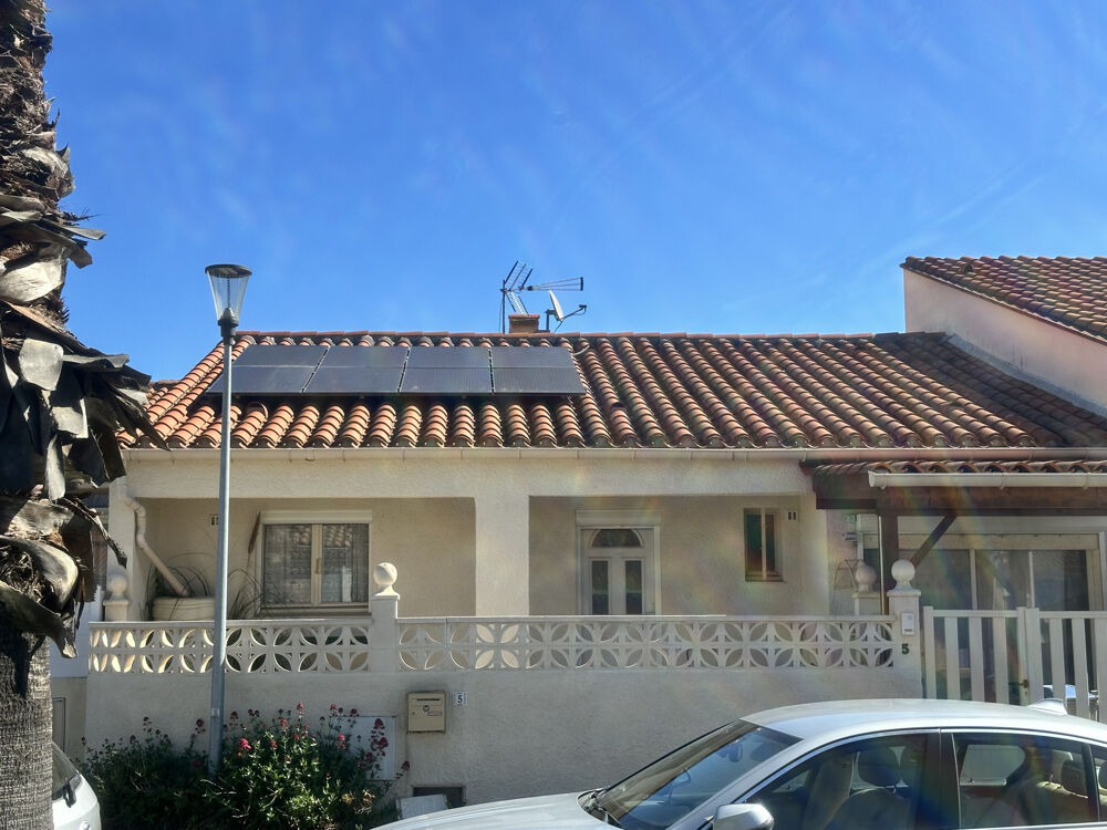 Maison plain pied 2 chambres, garage, à vendre à SAINT CYPRIEN (66750)