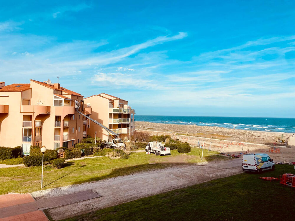 Le Barcarès Studio cabine entièrement rénové vue latérale sur la mer !