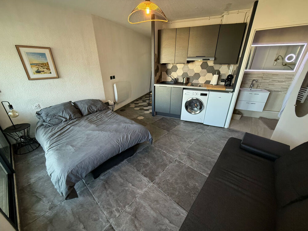 Vente Appartement Studio entièrement rénové en front de mer à Canet Plage Canet en roussillon