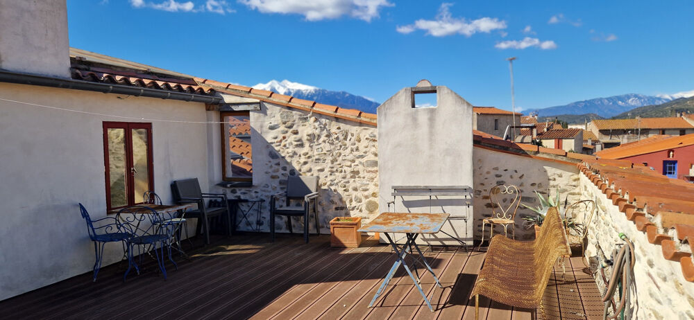 Vente Maison ILLE SUR TET - MAISON DE VILLAGE 231M2 AVEC GARAGE ET 2 TERRASSES VUE DEGAGEE CANIGOU ET ORGUES Ille sur tet