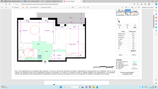  Appartement � vendre 3 pi�ces 62 m�
