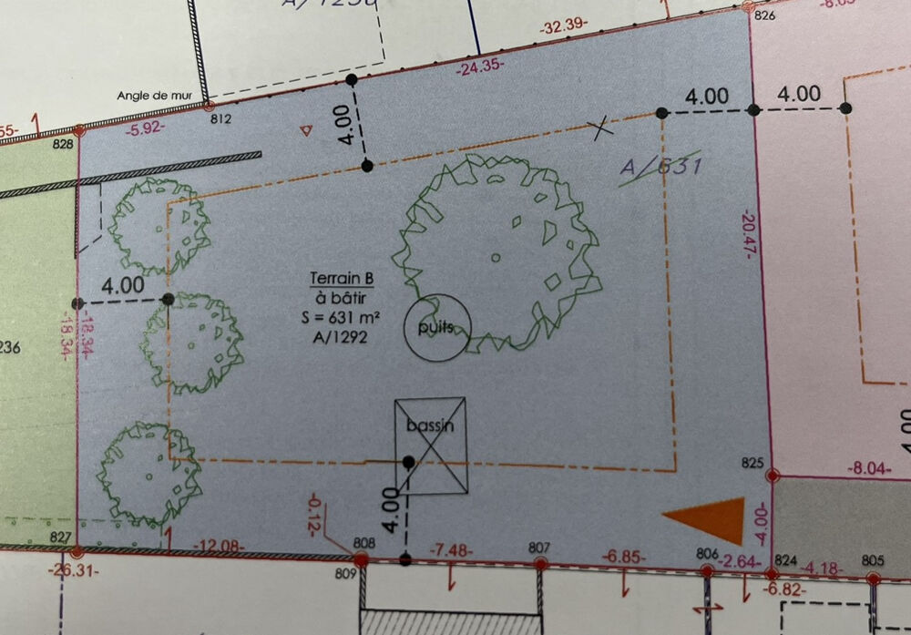 Vente Terrain COEUR DE VILLAGE TERRAIN A BATIR St jean lasseille
