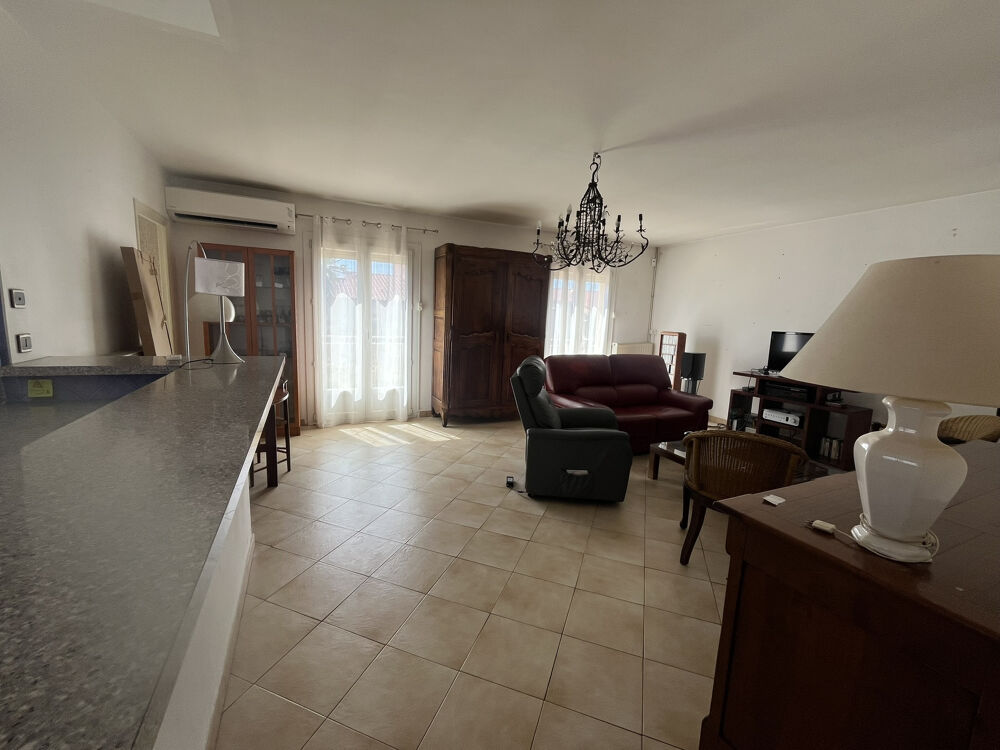 CABESTANY Rare sur le marché : Villa 3 faces 110 m2 de plain-pied avec garage en sous-sol de 87 m2