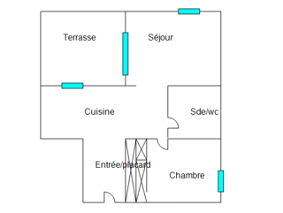  Appartement à vendre 2 pièces 32 m²
