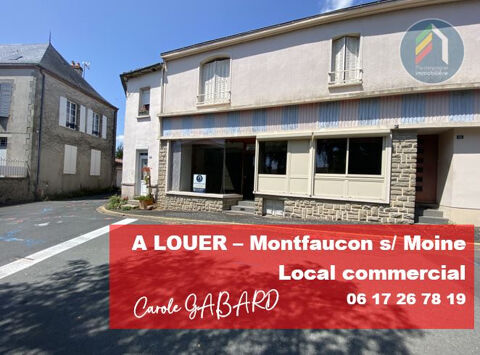 LOCAL COMMERCIAL  63m2 - Montfaucon Montigné sur Moine 290 Montfaucon-Montign (49230)