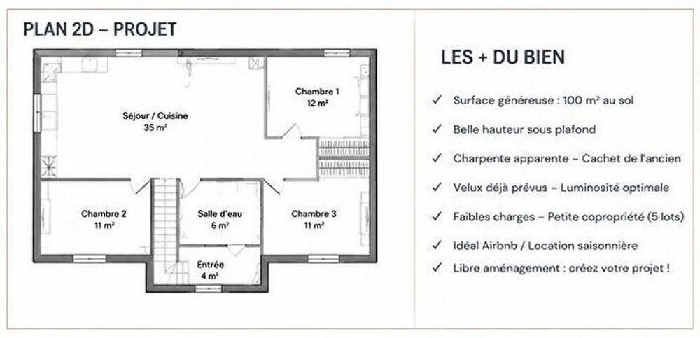 Vente Loft LOFT DE 96M2 À RÉNOVER  Montagne de Reims (secteur touristique) Verzy