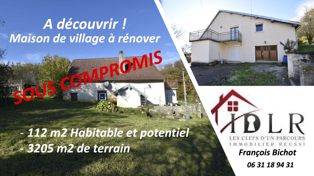 Vente Maison Maison de village à rénover, idéalement située au calme dans un cadre naturel. Fontaine les clerval