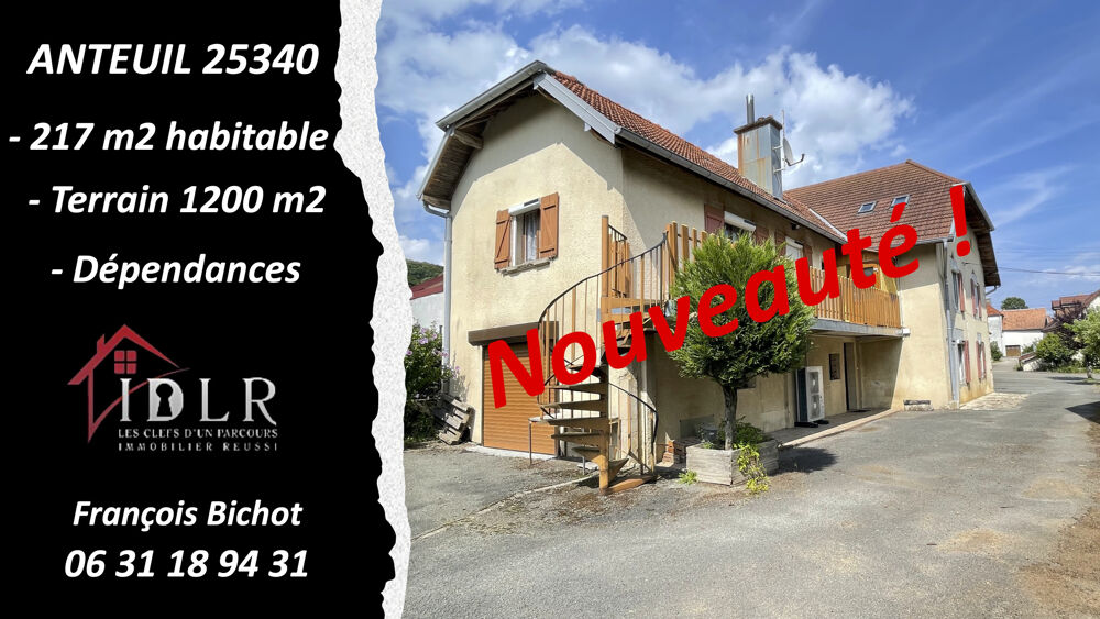 Vente Maison Maison d'une surface habitable d'environ 217 m2 disposée sur un terrain de 1200 m2 Anteuil