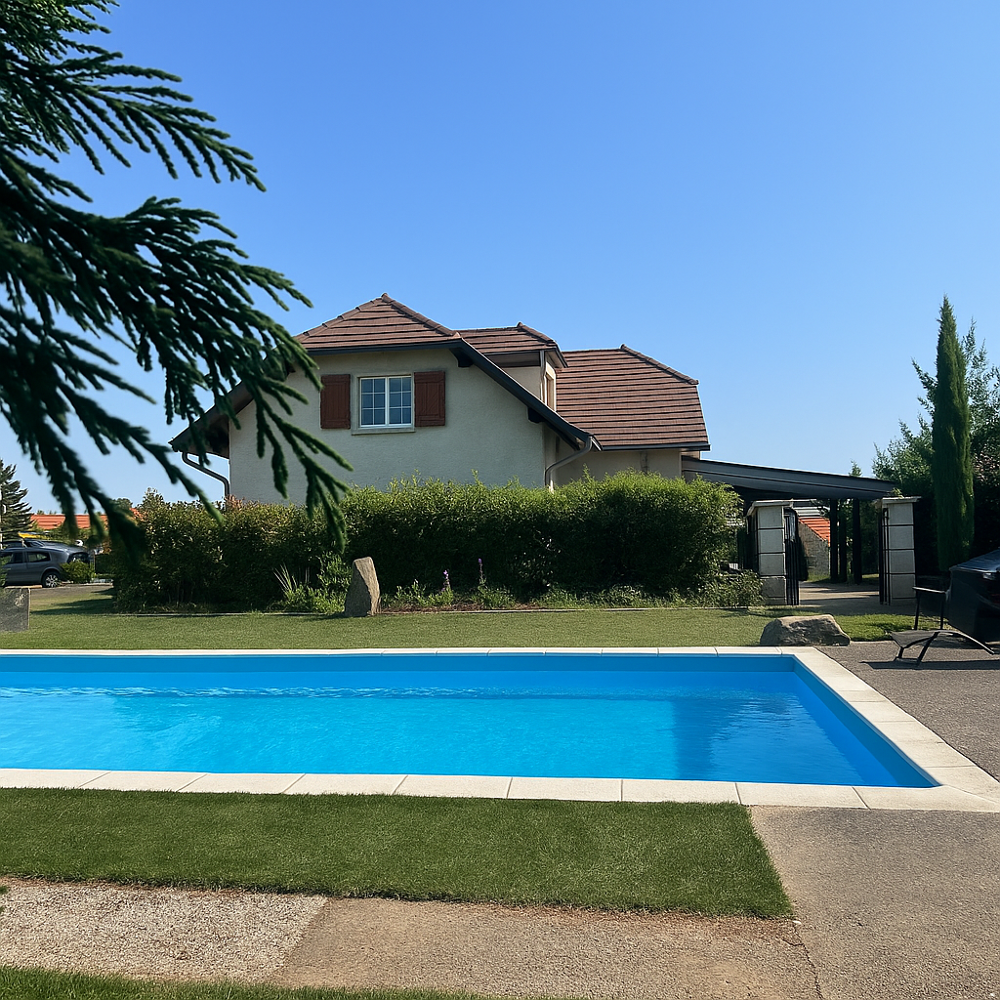 VILLA STYLE SAVOYARD 170 M2 VUE EXCEPTIONNELLE COTE ROANNAISE AVEC 2700 M2