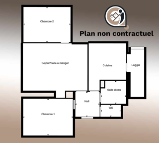  Appartement � vendre 3 pi�ces 52 m�