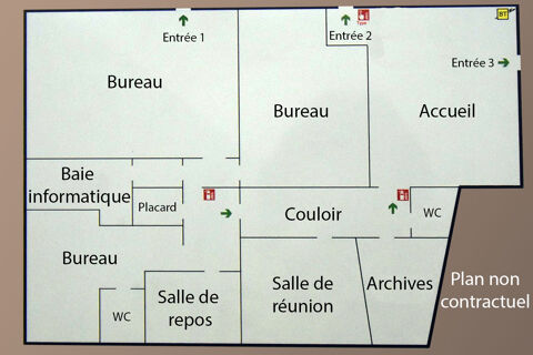   Local en rez de chaussée 123m2 - Domène 