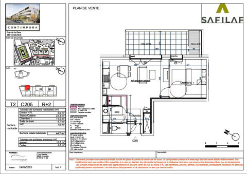   Gi�res appartement T2 avec garage Appartement - 2 pi�ce(s) - 45 m�