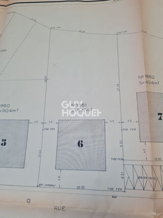  Terrain � vendre 847 m�