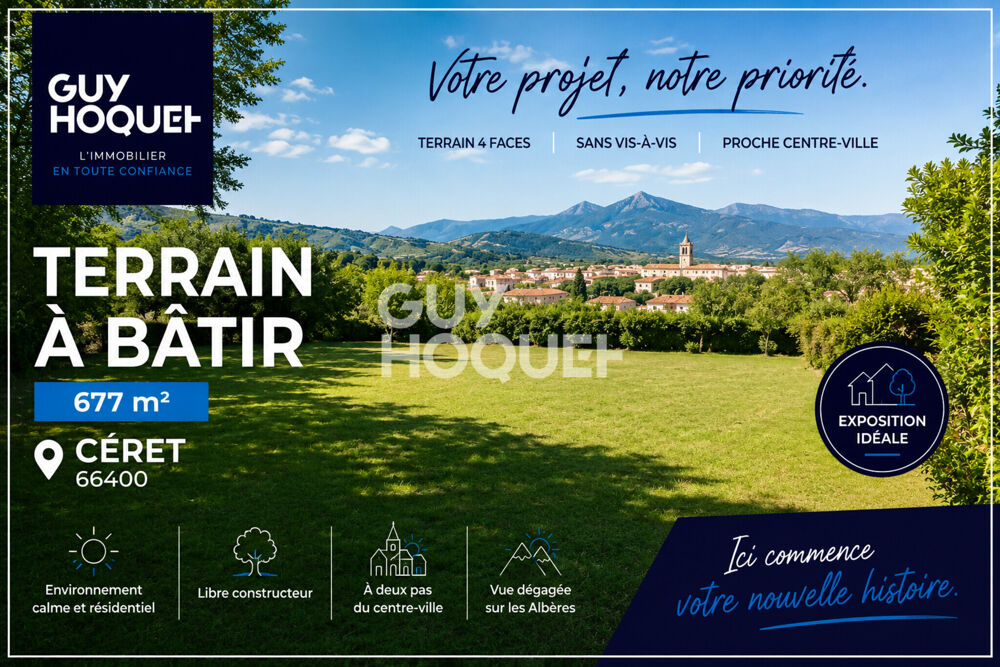 Vente Terrain terrain Céret
