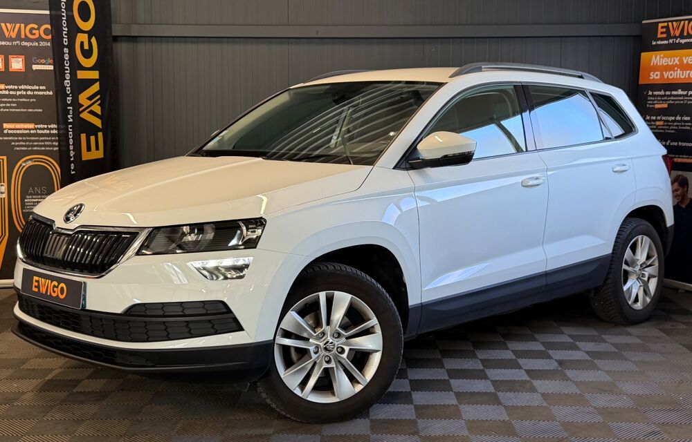 Karoq 1.6 TDI 116 Ch AMBITION - ATTELAGE ELECTRIQUE - 4X2 DSG7 2019 occasion 79000 Niort